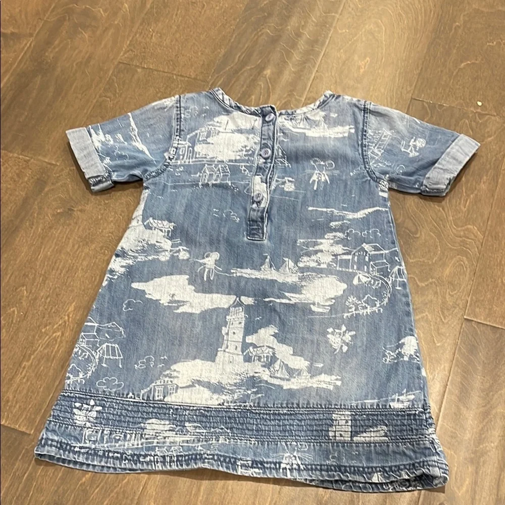 (Next) Denim Girl Dress size 2-3yrs